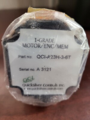 QuickSilver Controls Motor / Encoder / Mem  QCI-A23H-3-6T  A 3121  SEALED
