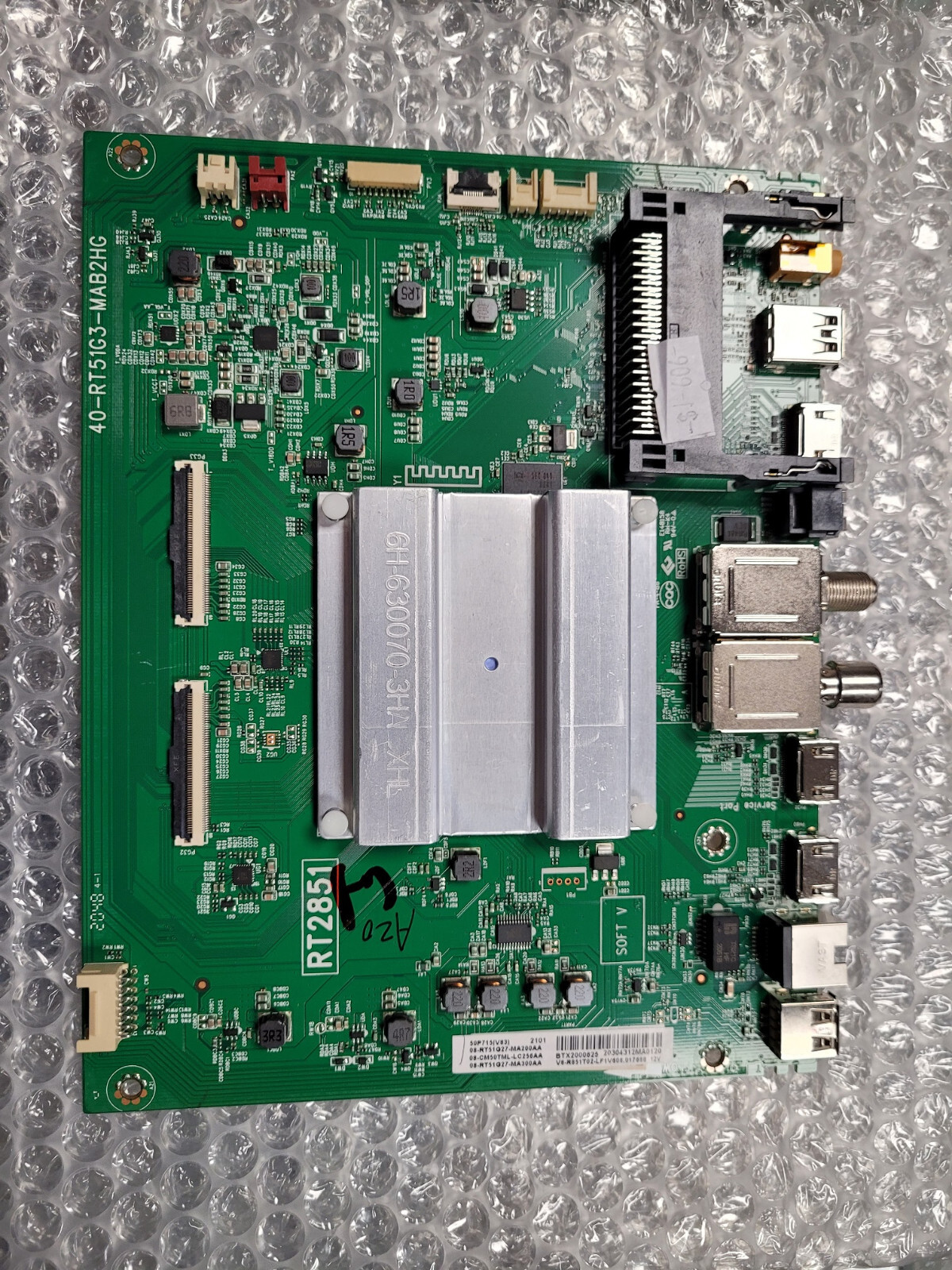 Réparer écran noir TV TCL 50P715 avec la carte mère 08-RT51G27-MA200AA