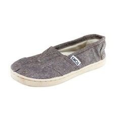 Toms Toddler Boys 12 Medium Brown Flat Fabric