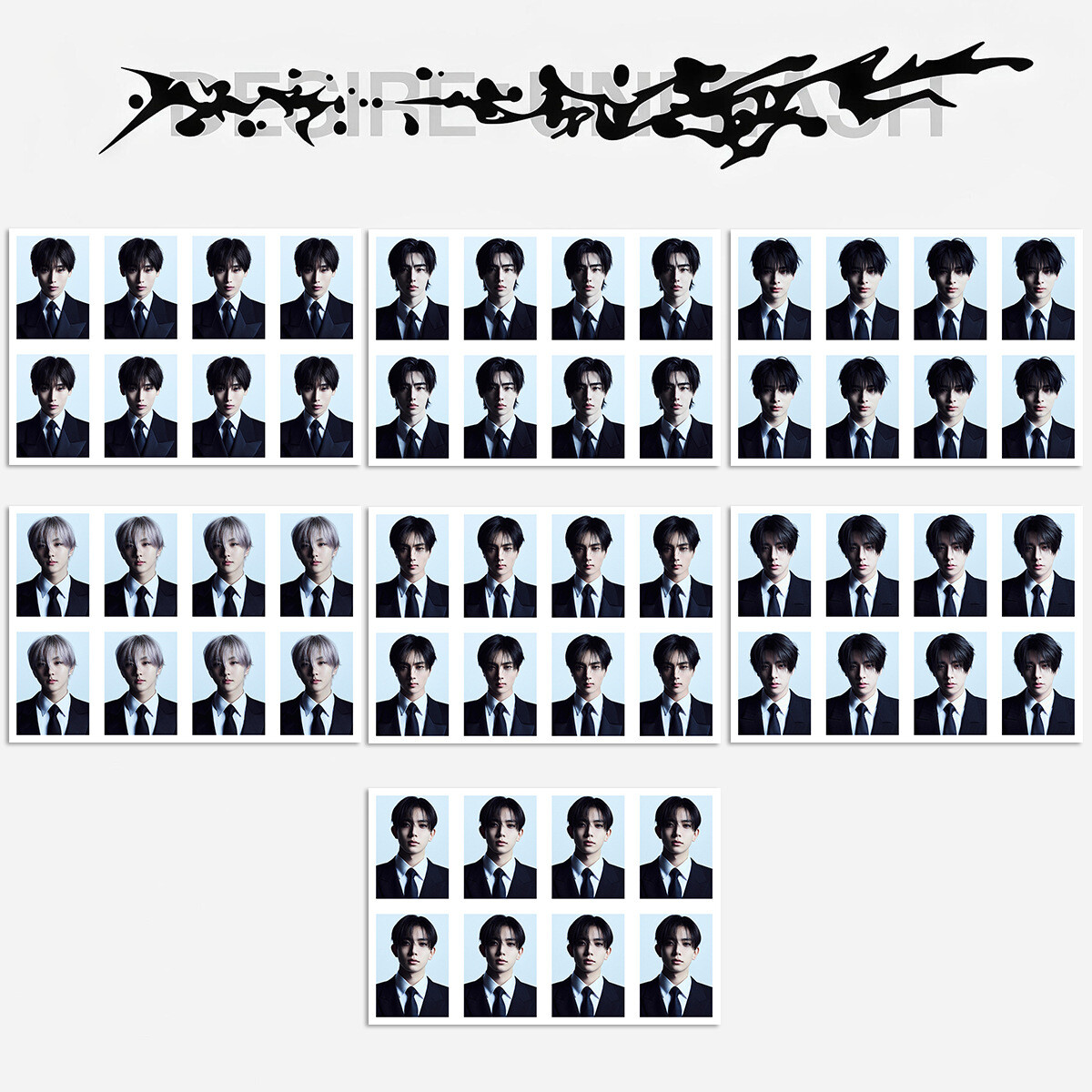 Kpop ENHYPEN DESIRE UNLEASH School ID PHOTO Uniform ID Photo Card