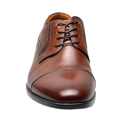 Men\'s Florsheim Zaffiro Cap Toe Oxford in Cognac Leather. 15204 221 Florsheim Mens Zaffiro Cognac Brown Oxford Lace Up Leather  main image 3