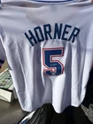 Bob Horner Signed Atlanta White Throwback Baseball Jersey (JSA)