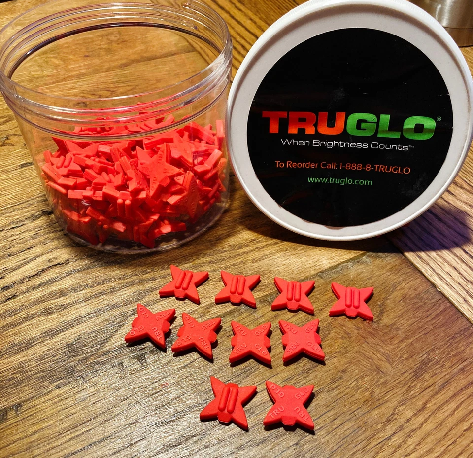 (25) TRUGLO TG830RN Archery Bow String Silencers RED - Hunting Archery - 25-PACK - Image 2 of 4