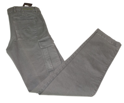 £495 MARCO PESCAROLO (KITON MAKER) NEU MIT ETIKETT GRAU CARGO 32 UK 48 EU M ITALY HOSE