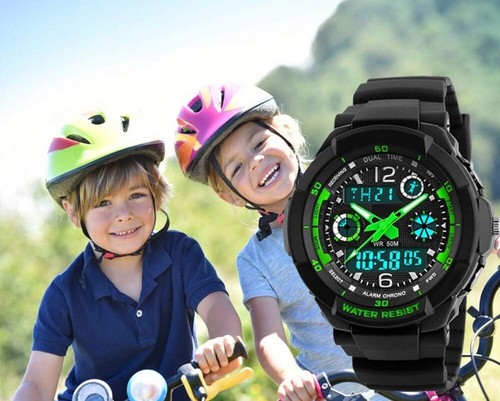 VDSOW Digital Watches for Kids Boys - 50M Waterproof Outdoor Sports Analogue Wat - Picture 7 of 7