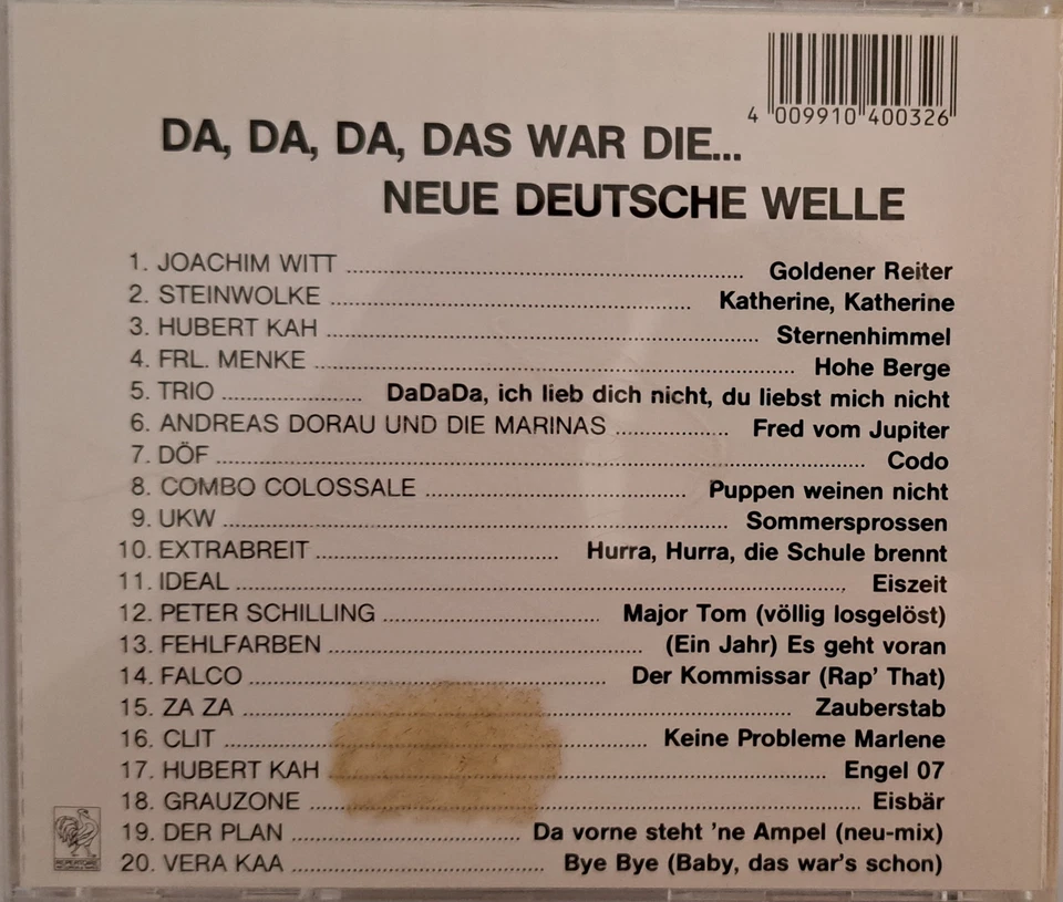 DA, DA, DA, ESTA ERA LA NUEVA OLA ALEMANA - CD - Imagen 2 de 4