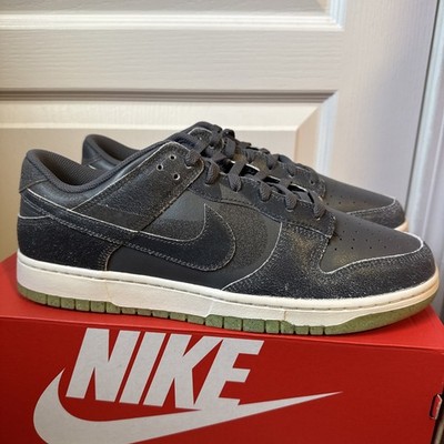 Nike Dunk Low Retro PRM  Halloween  Iron Grey Green DQ7681-001 Men s Size 13 