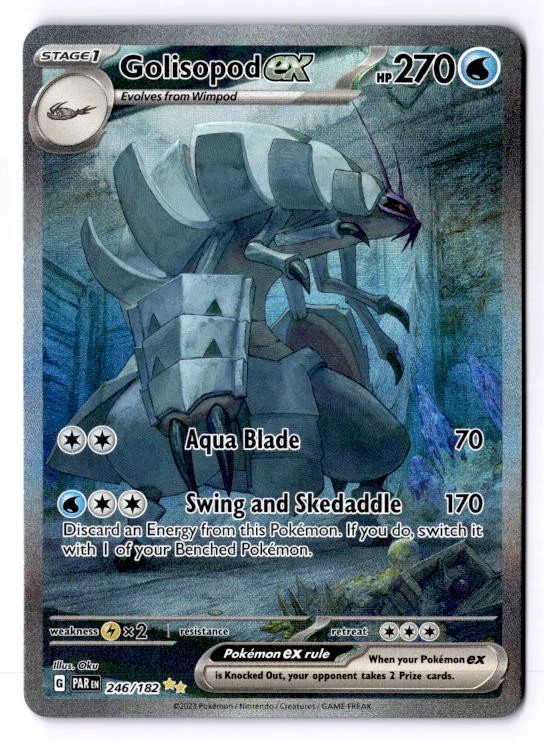 golisopod ex pokemon card Golisopod Ex 246/182 SV04: Paradox Rift for sale