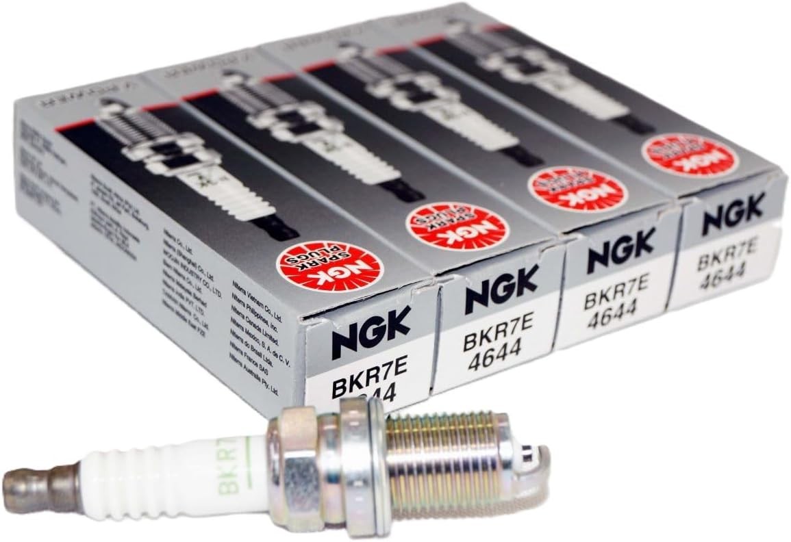 NGK 4644-4PK 4644 BKR7E Standard Spark Plug, Pack of 4 