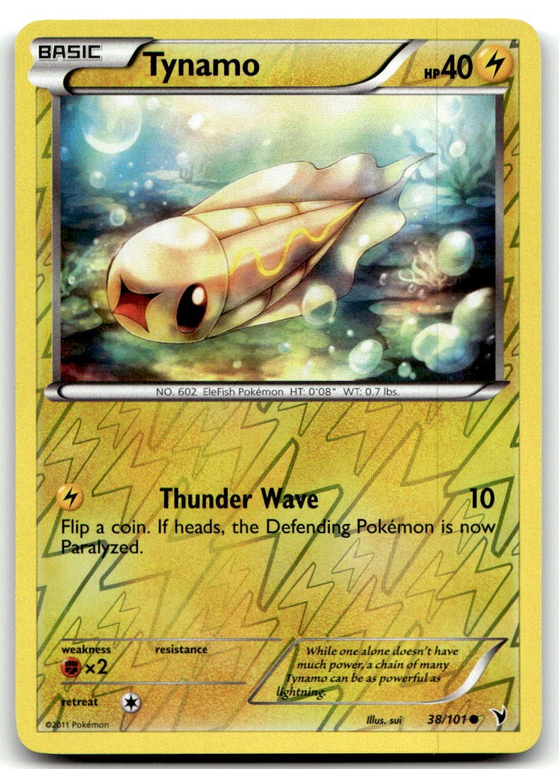 EXC-NM Reverse Holo Tynamo (38) #38/101 (Noble Victories)