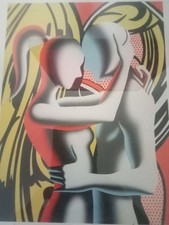 Mark Kostabi quadro con autentica e cornice.