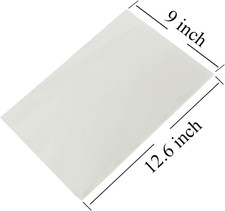 50/100/200 Sheets Count Edible Rectangle Rice and Wafer Paper,9X12.6 Inches for