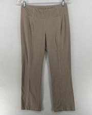 EILEEN FISHER Pants S Organic Cotton Stretch Jersey Straight Yoga Pull On Gray