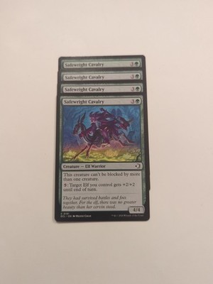 (4) Safewright Cavalry *PLAYSET* Lorwyn Eclipsed Regular NM MTG