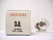DJL Projector Projection Lamp Bulb SYLVANIA 120V 150W AVG 15-HR LAMP