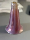Pair of Vtg Lundberg Art Glass Lily Trumpet Lamp Shade Tiffany Style