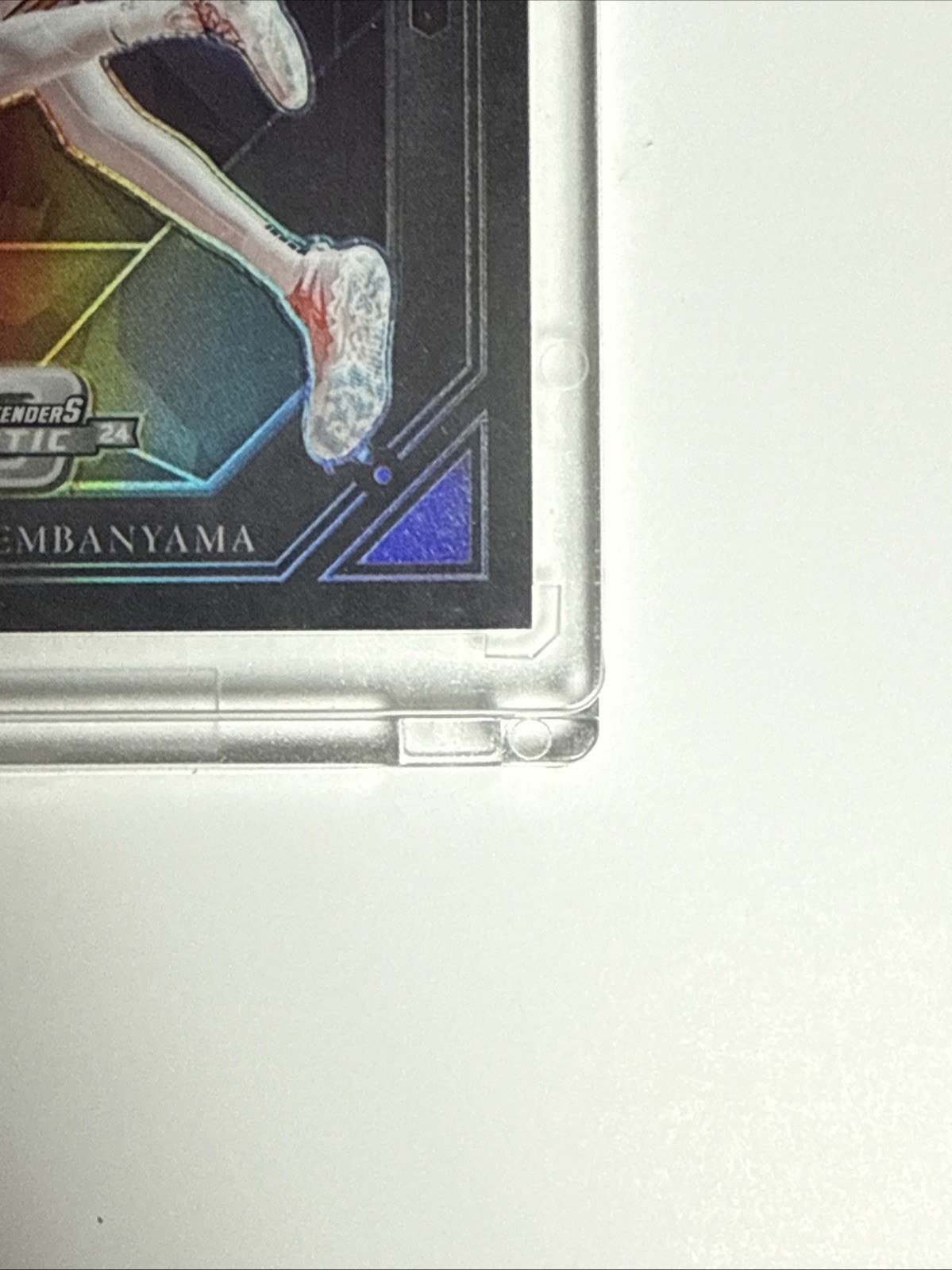 2023-24 Panini Contenders Optic Victor Wembanyama #3 RC Rookie Crown Jewels SSP view 8