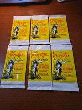 1991 COMIC IMAGES PRESENTS FRAZETTA FANTASY ART TRADING CARD PACK LOT (6 PACKS) 