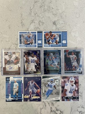 UNC Tar Heels Collector Lot #4 (10)- Base + Cam Thomas Auto - No Duplicates (RC)