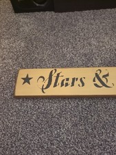 Americana Signage Wall Hang Stars & Stripes Forever Etsy