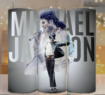 Billie Jean Live Stainless Steel Tumbler & Metal Straw - 20 oz Michael Jackson