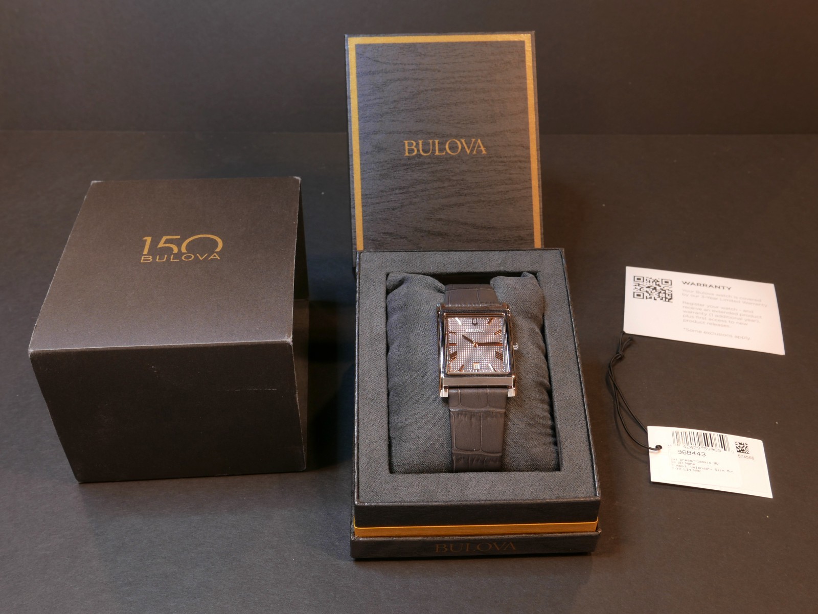 Bulova Classic Sutton Rectangular - Full Set - image 6