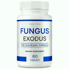 Fungus Exodus Pills to Combat Toenail Fungus and Restore Nail Health 60ct, FS!