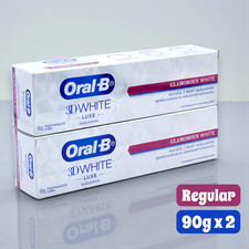 Oral-B 3D White Luxe Glamorous White Toothpaste 90g pack of 2