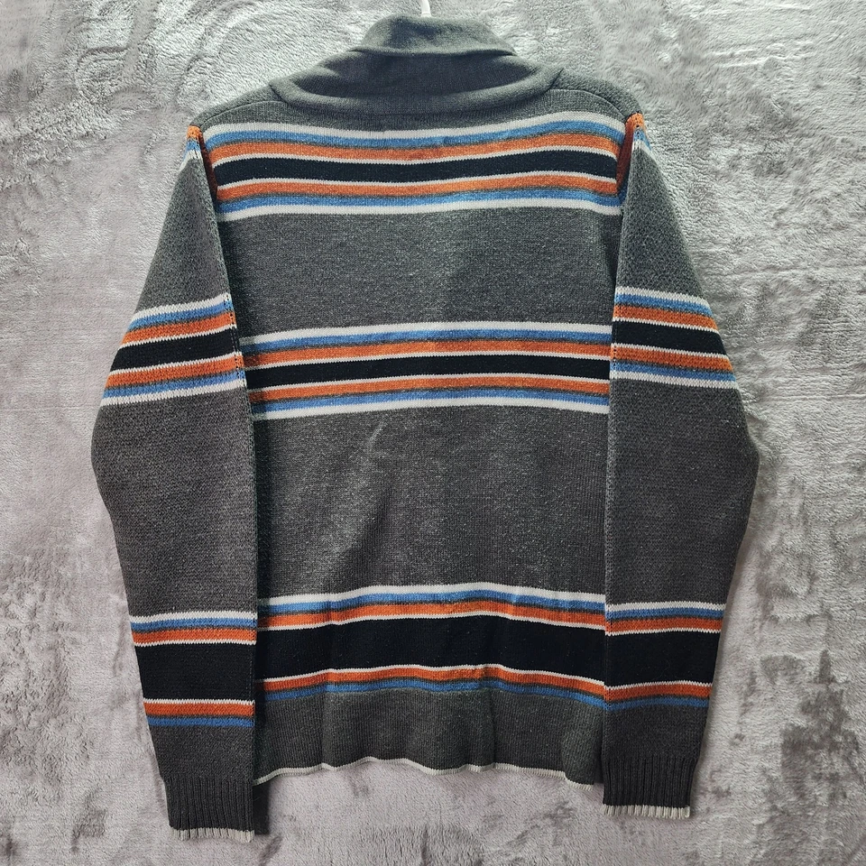 Brave Soul Men’s Small Shawl Collar Cardigan Sweater – Aztec Southwest Geometric - Image 2 of 4