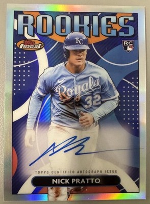 2023 Topps Finest - Finest Rookies Design Variation Autographs Nick Pratto...
