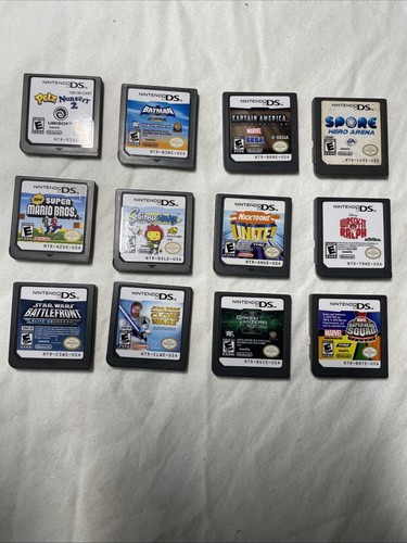 Lot Of 12 Loose Nintendo DS Games