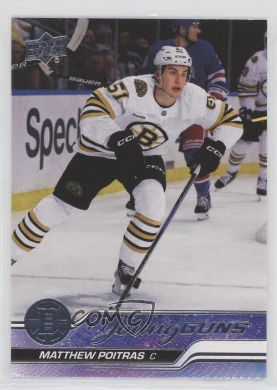2023-24 Upper Deck Series 2 Young Guns Matthew Poitras #478 f1q
