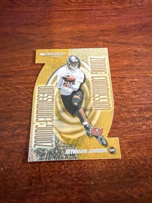 2000 Donruss Zoning Commission Die-Cut #ZC-44 Keyshawn Johnson #'d/1000