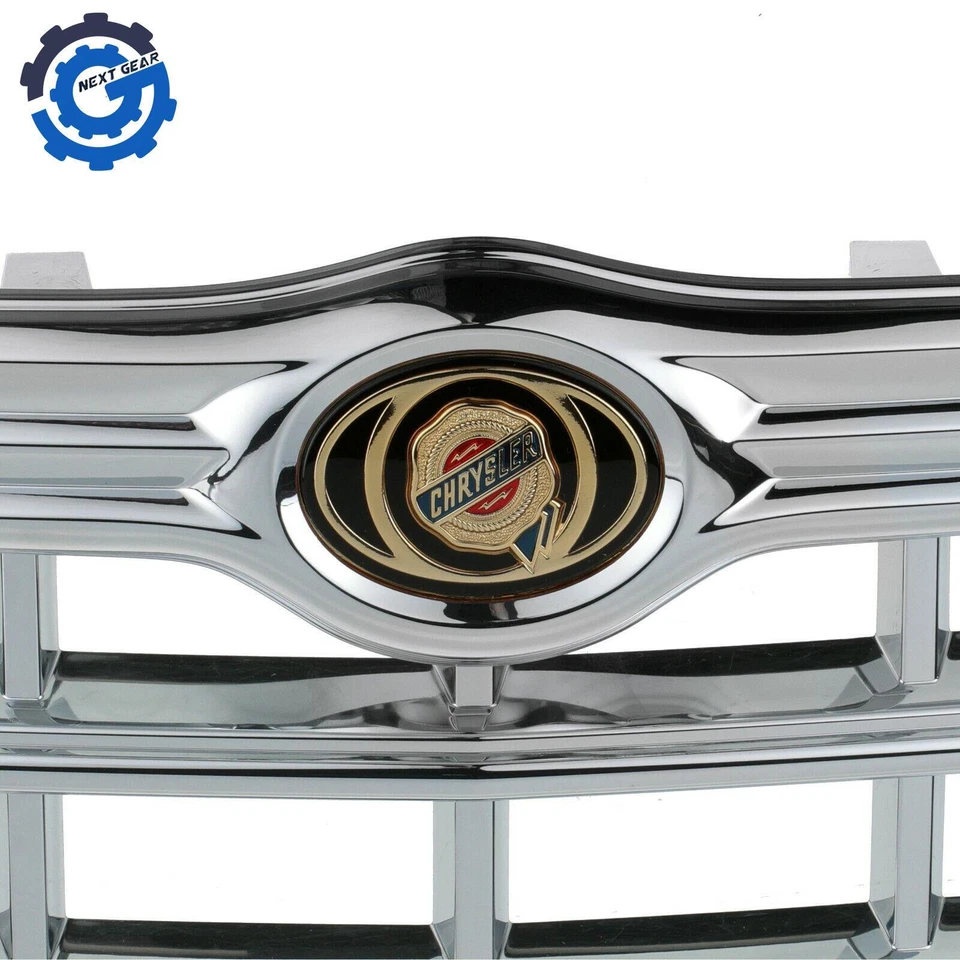 Nueva rejilla de radiador cromada Mopar OEM para Chrysler 300 2006-2009 4806365AA Foto 2 de 4