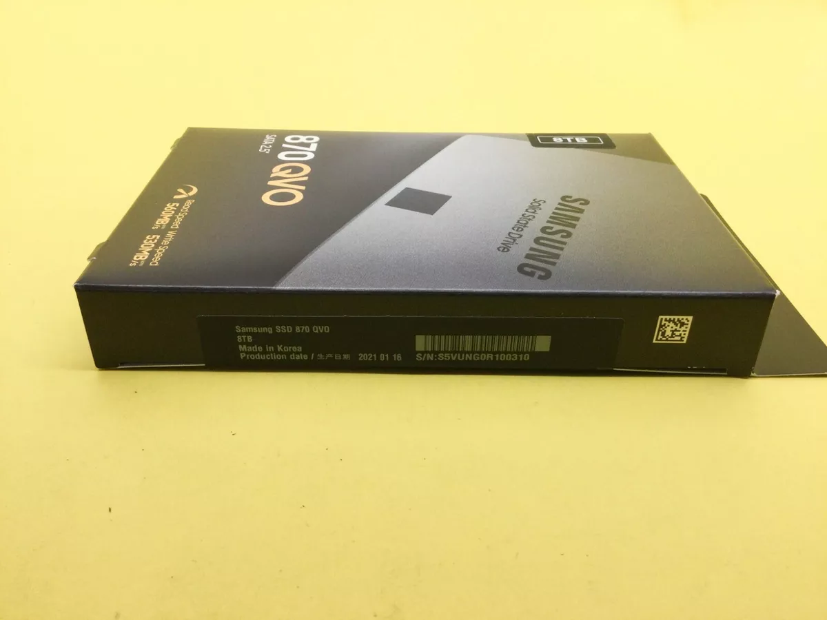 Samsung 870 QVO 8TB Internal SSD SATA MZ-77Q8T0B/AM - Best Buy