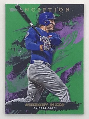 Anthony Rizzo 2021 Topps Inception Green #55 MLB Chicago Cubs | eBay