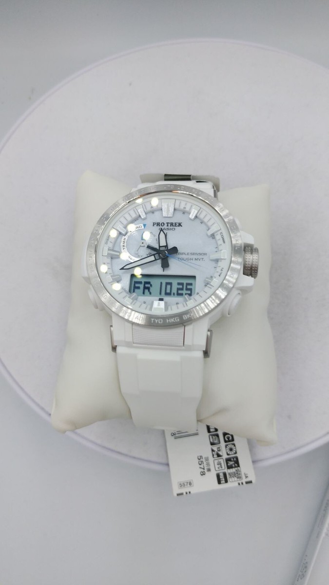 CASIO PROTREK 電波ソーラー PRW-60-7AJF Pro Trek PRW-60T-7A with Titanium Band - G-Central G-Shock