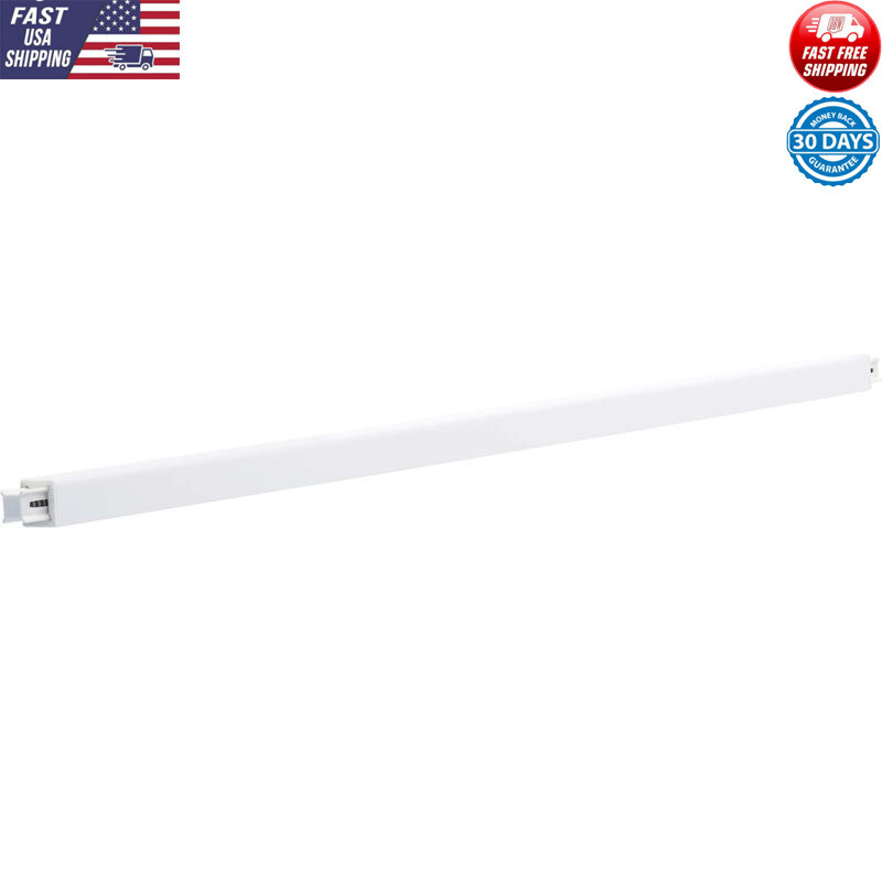 Bar Replacement White Spring Loaded Adjustable Easy Install New