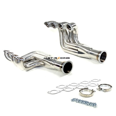 Exhaust Header 3.5'' ID V-Band Outlet For Chevrolet Camaro Big Block 396 427 454
