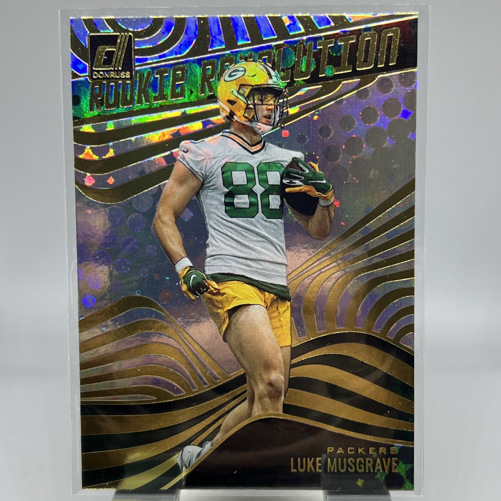 Luke Musgrave Green Bay Packers Rookie Revolution Panini 2023 Donruss