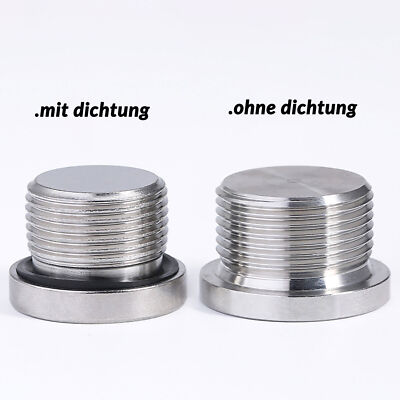 Verschlussstopfen Innensechskant Verschlussschraube Gewinde Fitting G1/8'' - G2''