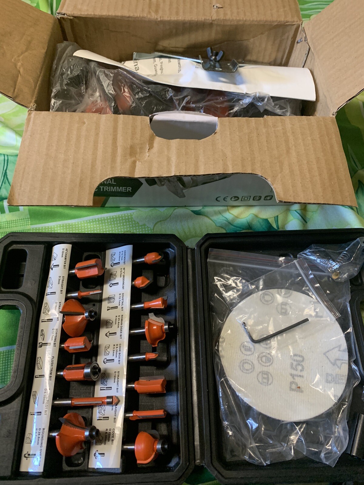 THINKWORK Compact Router, 6.5-Amp 1.25 HP Compact Wood Palm Router Tool ...