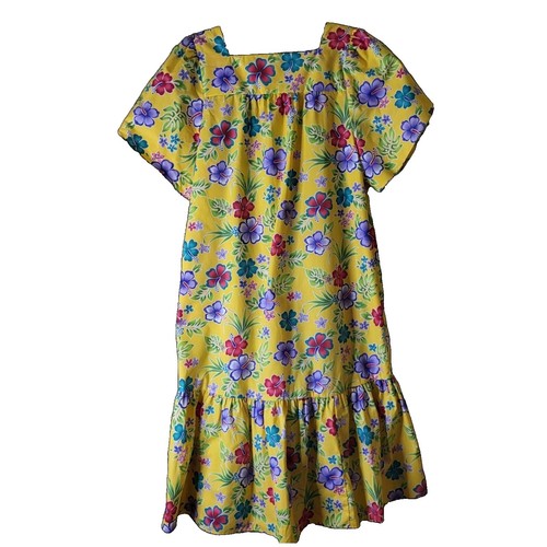 bassike jersey dress Turnback Women Small Yellow Organic Cotton Mini Shift attr-10150-72023