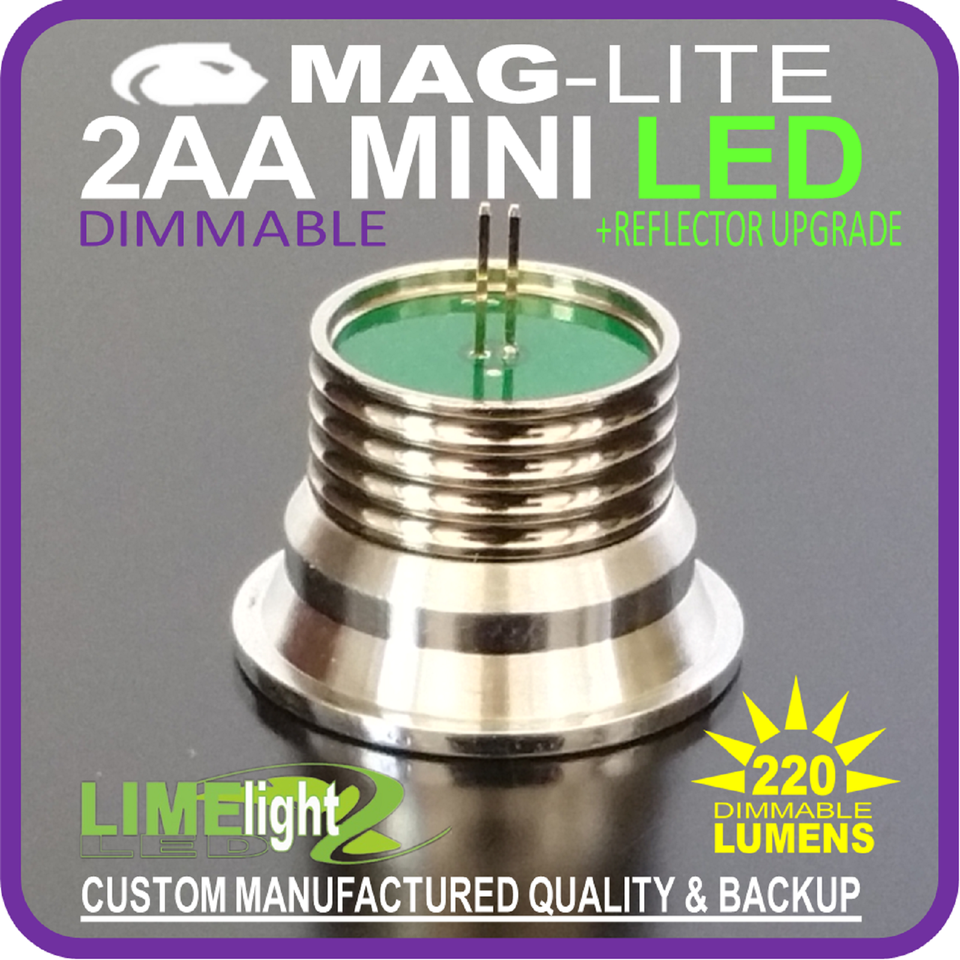 Kit De Conversion LED 2400 Lumens Pour Lampe Torche MAGLITE - Compatible Tous Modèles (C/D/AA) - LIMELIGHT