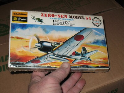 RARE BACHMANN FUJIMI 1:72 SCALE ZERO-SEN MODEL 54 FIGHTER ~ Model Kit SEALED