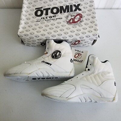 Otomix トレーニングシューズ ホワイト White Stingray Bodybuilding Weightlifting Gym Shoes - Otomix