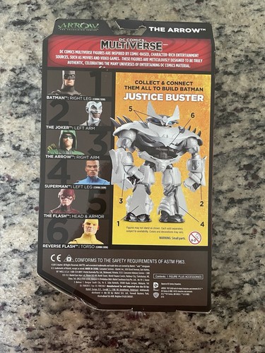 DC Comics Multiverse The Arrow Action Figure, Collect & Connect Justice Buster - Picture 2 of 6