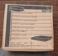 RUBBERMAUD 3527 GREY BRUTE BIN SNAP ON LIDS, FITS 3526 BINS, 4 AVAILABLE £10+VAT