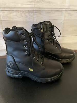 CONVERSE Black ASTM F2413-05 M I/75 C/75 EH STEEL TOE BOOTS SIZE Mens 