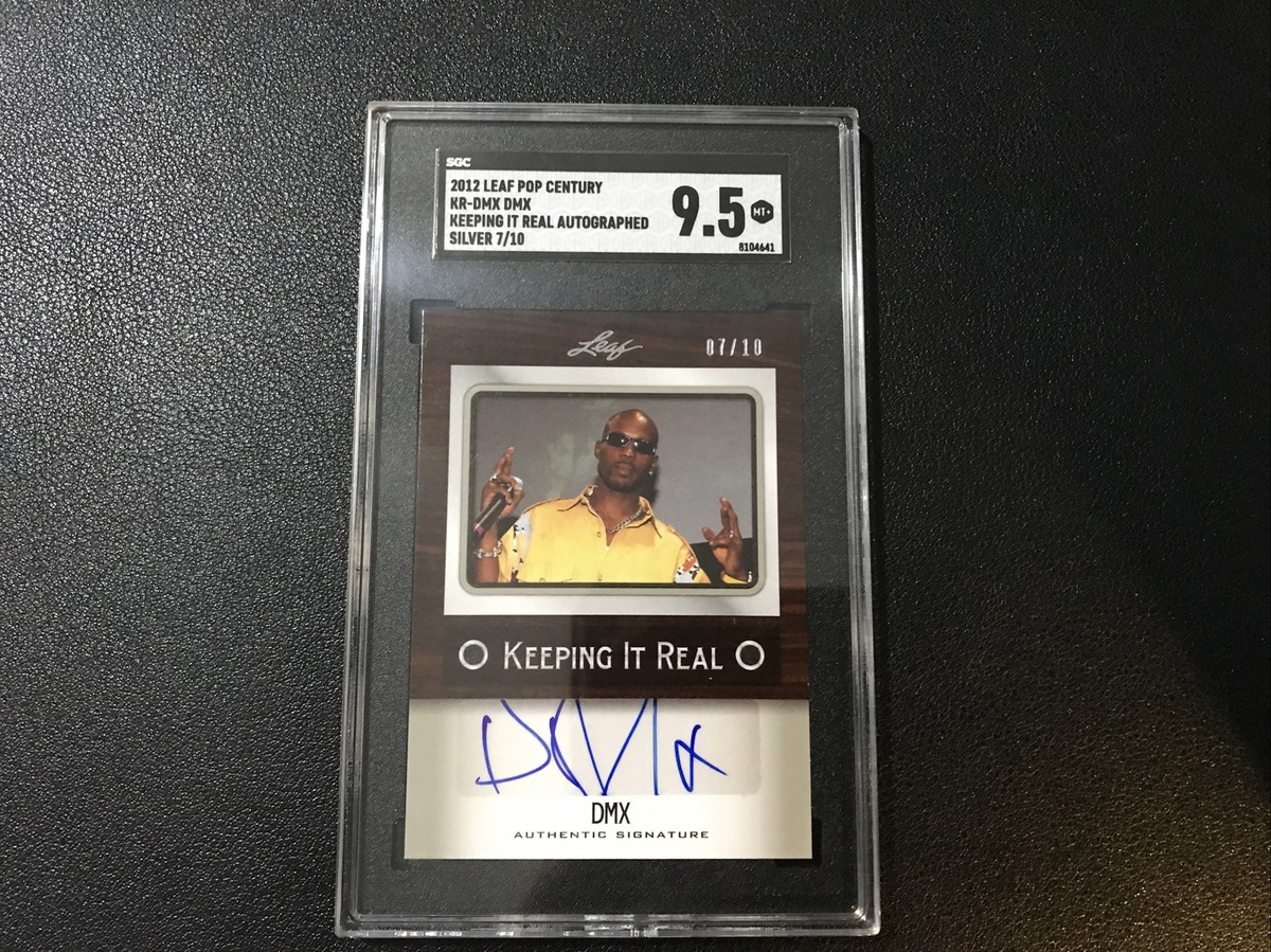 2012 DMX Leaf Keeping It Real Autograph KR-DMX 07/10 Rare